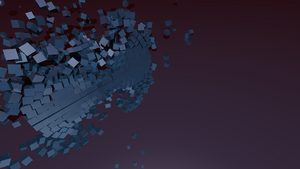 PhysX scene with 402 Cubes (~4800 Primitives)CollapseRender time: 30minutes